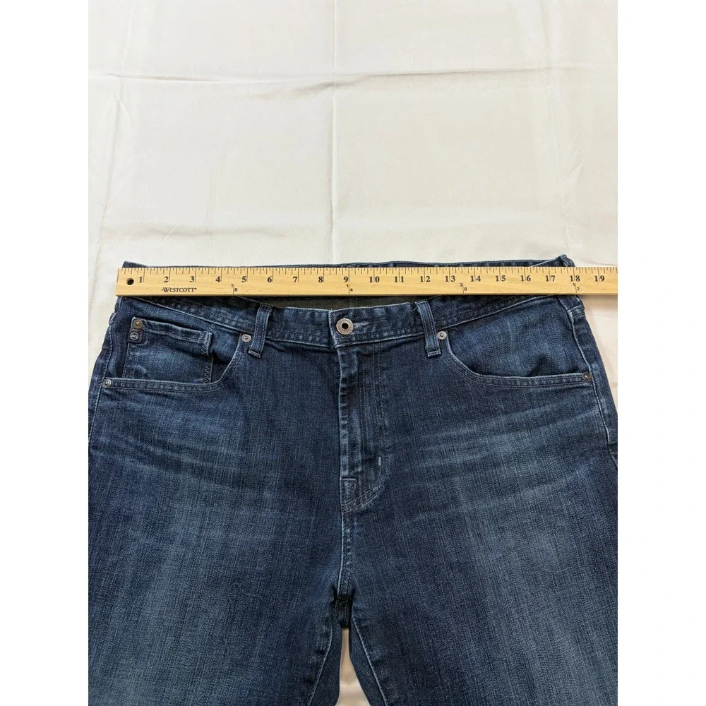AG Adriano Goldschmied The Graduate Tailored Leg Dark Wash Jeans Mens 36x30